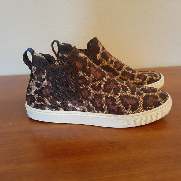 Rothy's Cheetah Print High Top Sneakers - Picture 3 of 15